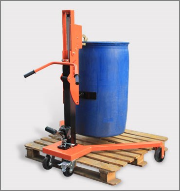 輕型液壓油桶搬運車