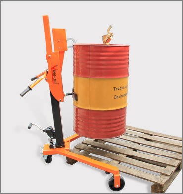 輕型液壓油桶搬運車