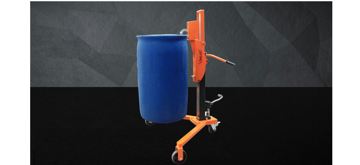 輕型液壓油桶搬運車