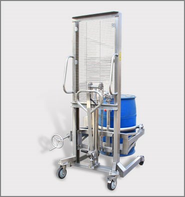 不銹鋼多功能油桶翻轉車