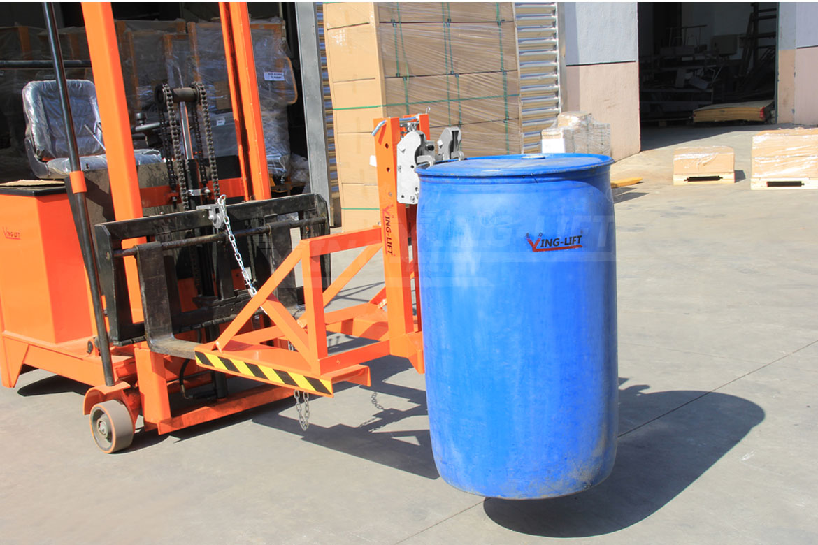 雙鷹嘴單桶油桶夾具