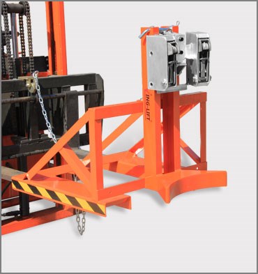 叉車(chē)專(zhuān)用油桶夾具(固定式支架)