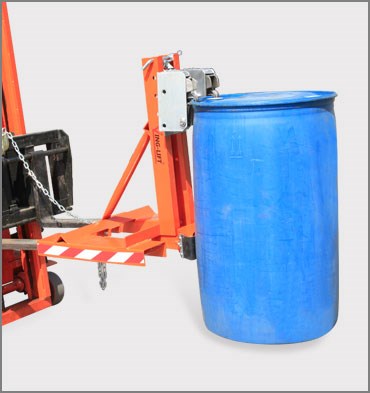 叉車(chē)專(zhuān)用輕型雙鷹嘴油桶夾具(拆卸式支架)
