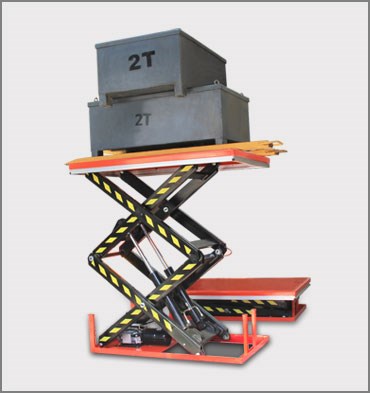 雙剪(兩剪)固定液壓電動升降平臺