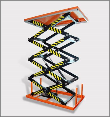 四剪式電動(dòng)升降平臺(tái)車