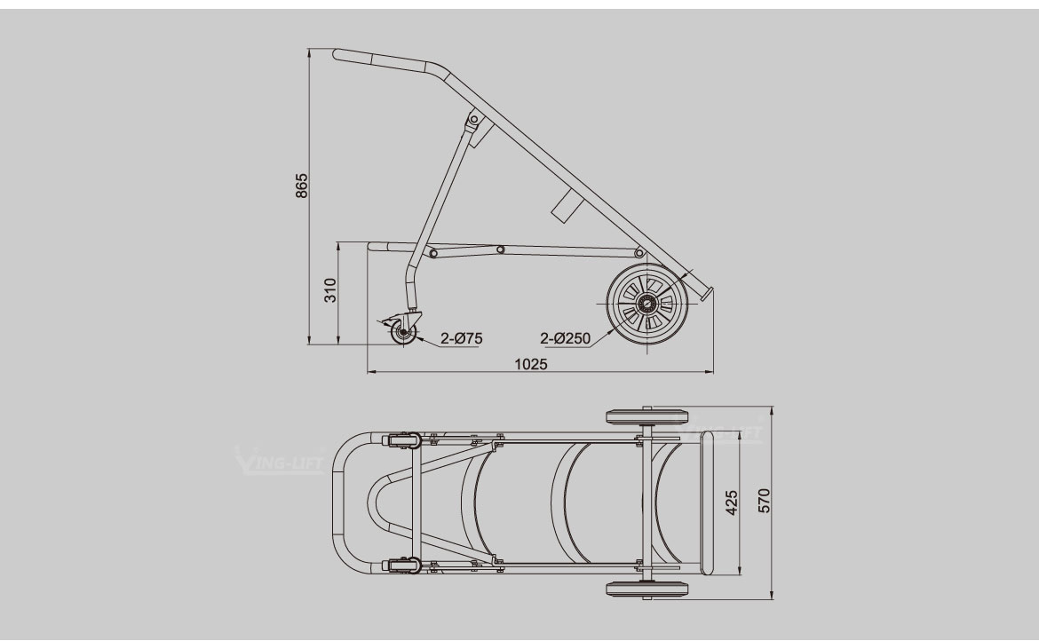 TY140氣瓶搬運車