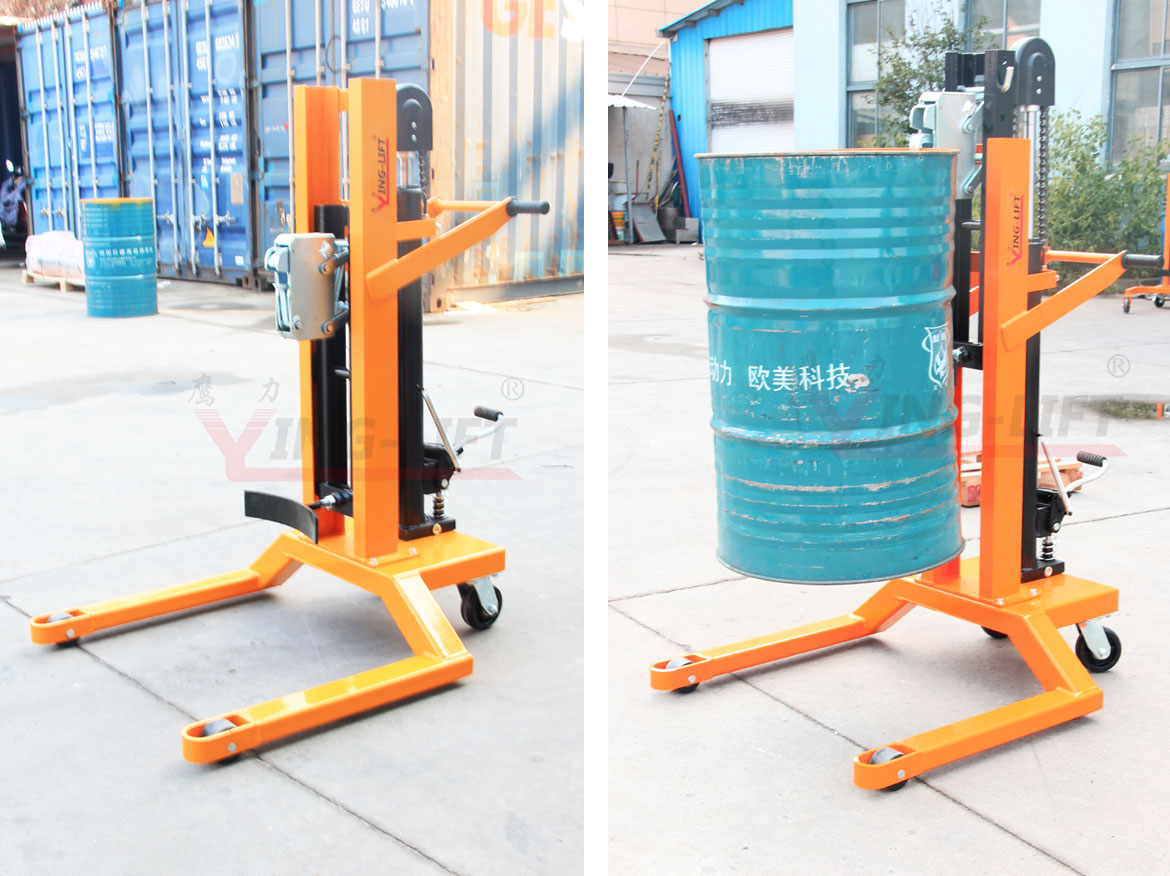 超低支腿液壓油桶搬運(yùn)車