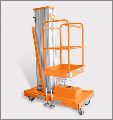 移動式單桅柱鋁合金升降工作臺