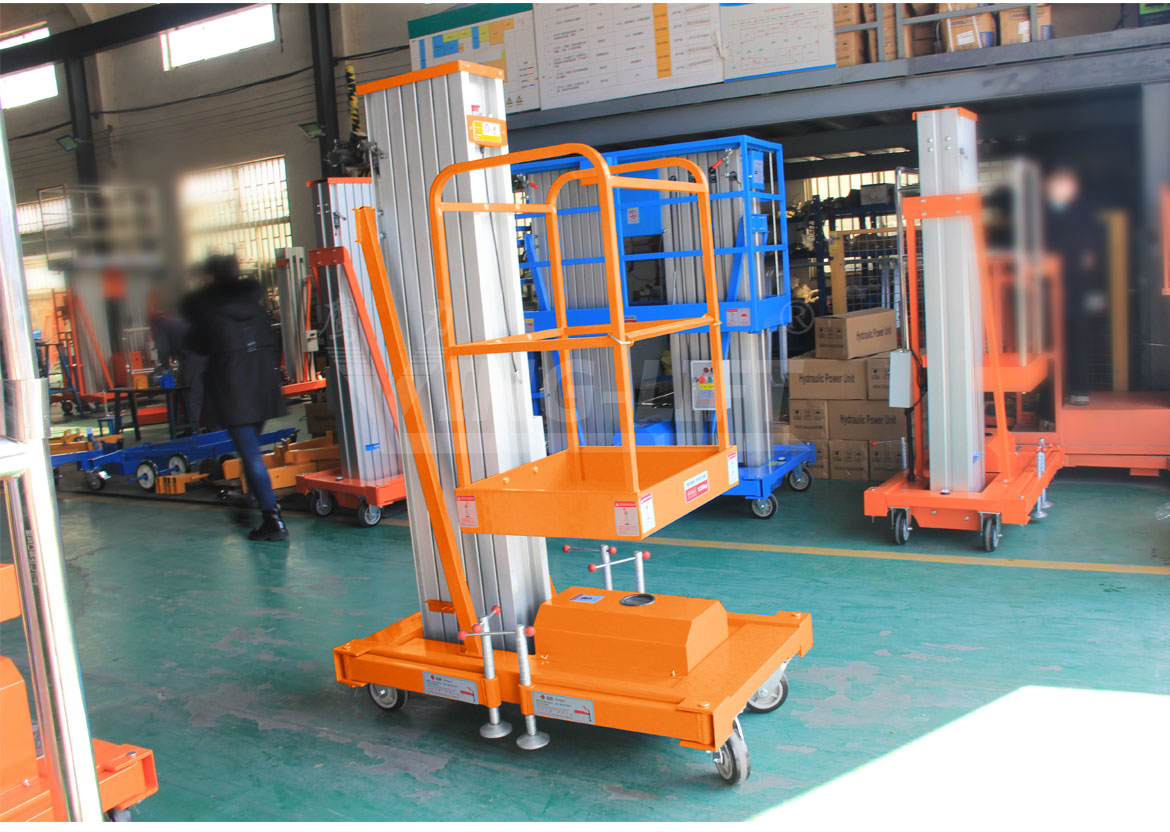 移動(dòng)式單桅柱鋁合金升降工作臺(tái)