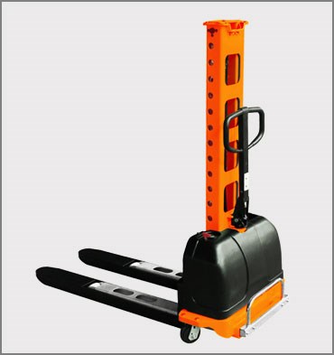 半電動(dòng)自提升堆垛機(jī)